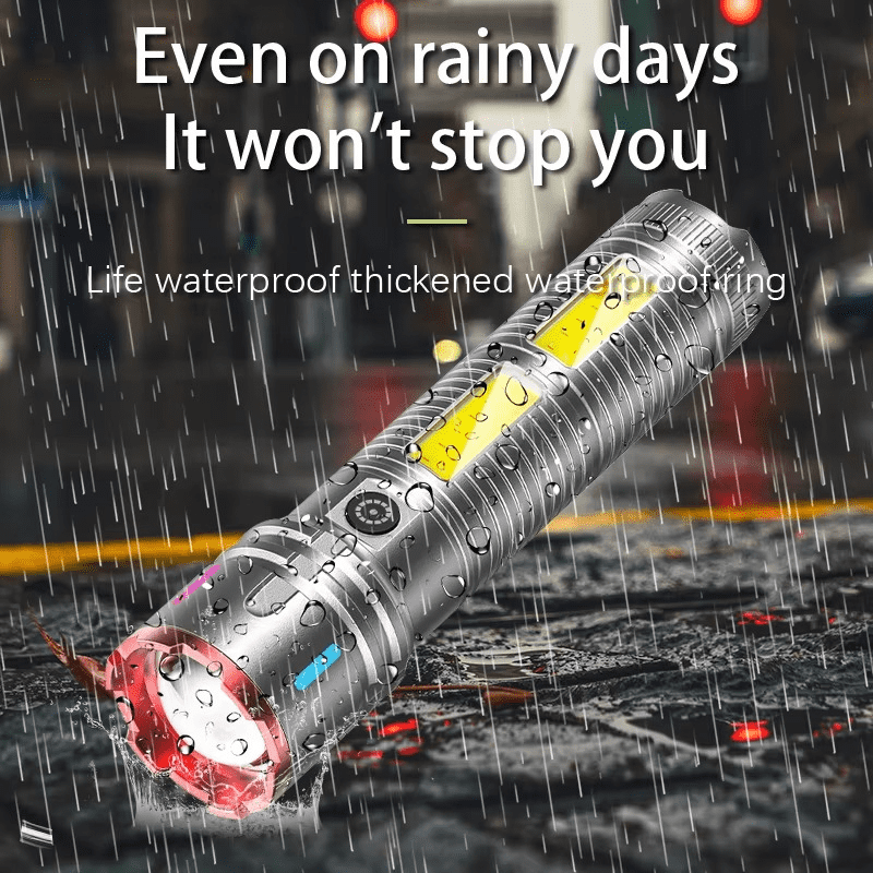 X03 Japanese Laser Cannon Ultra-Bright Rechargeable Flashlight