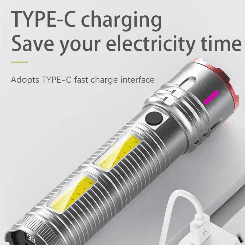 X03 Japanese Laser Cannon Ultra-Bright Rechargeable Flashlight